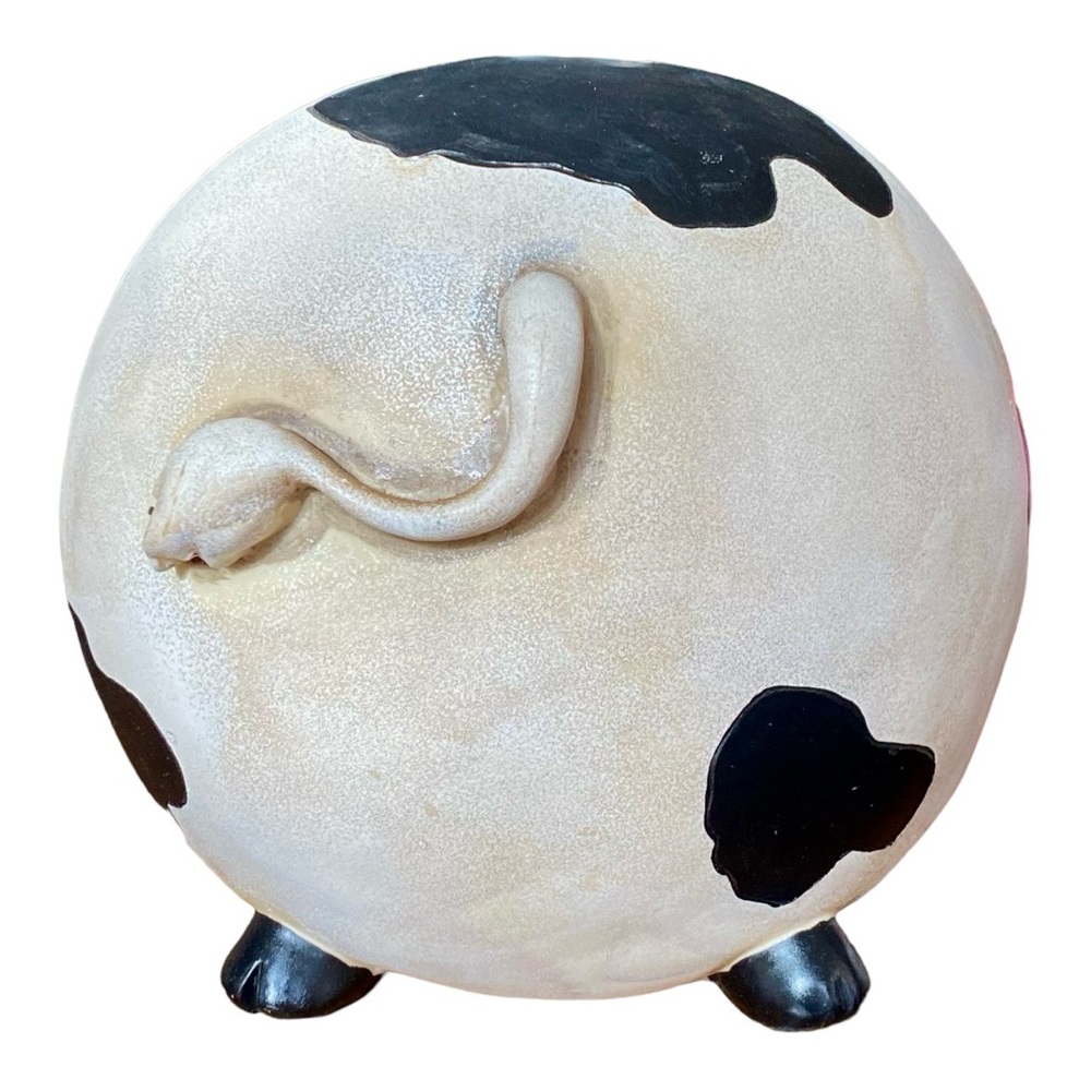 Cute cow. No defects. Approximately 12” long x 9” tall x 8” wide - Picture 5 of 7